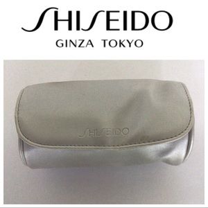 SHISEIDO SILVER BARREL MINI BAG